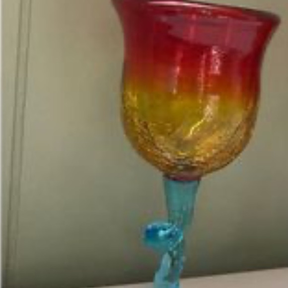 Ryukyu Glass mini wine glass cup graduation - Picture 4 of 4